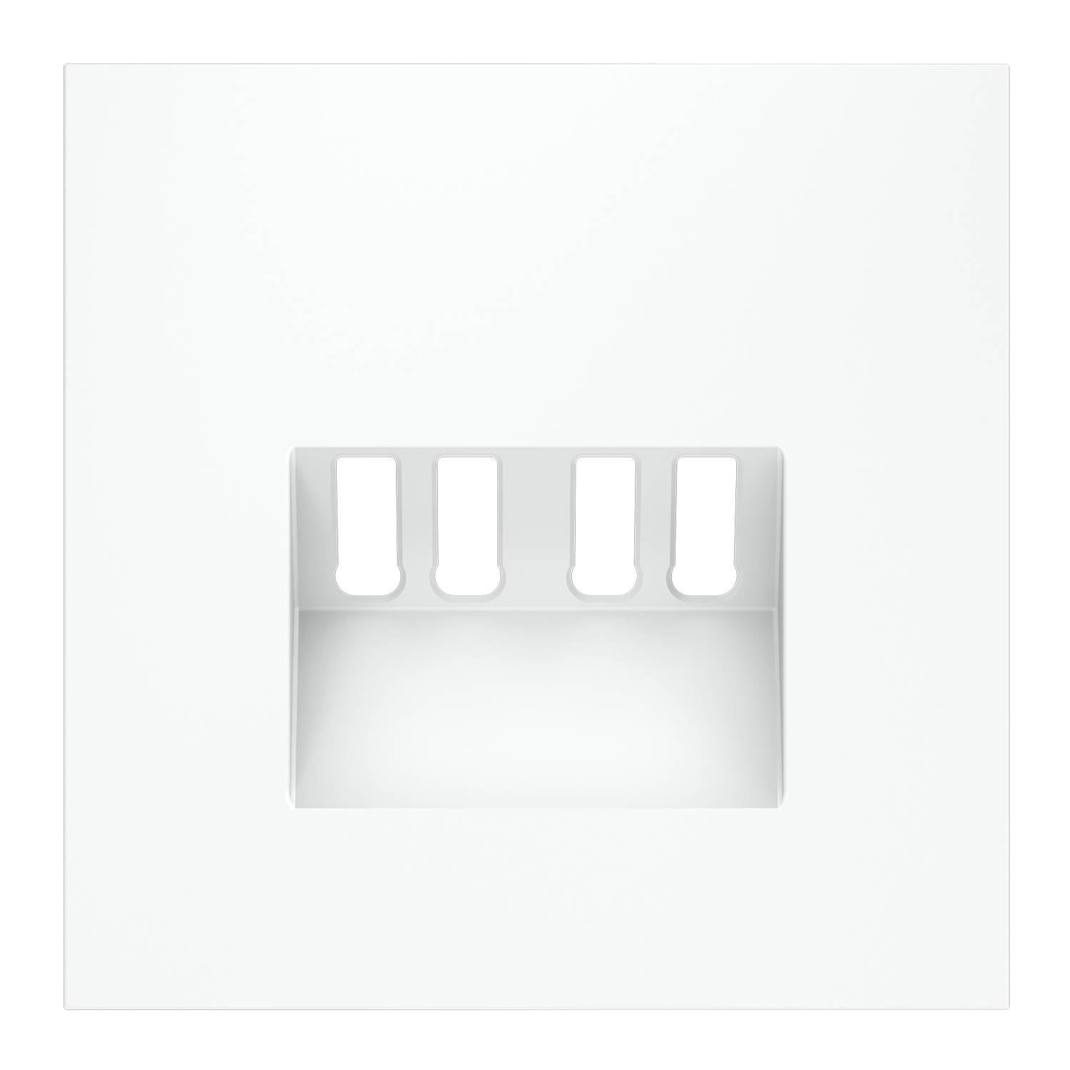 Лицевая панель для акустической розетки Voltum S70 VLS001502 белый фото 2