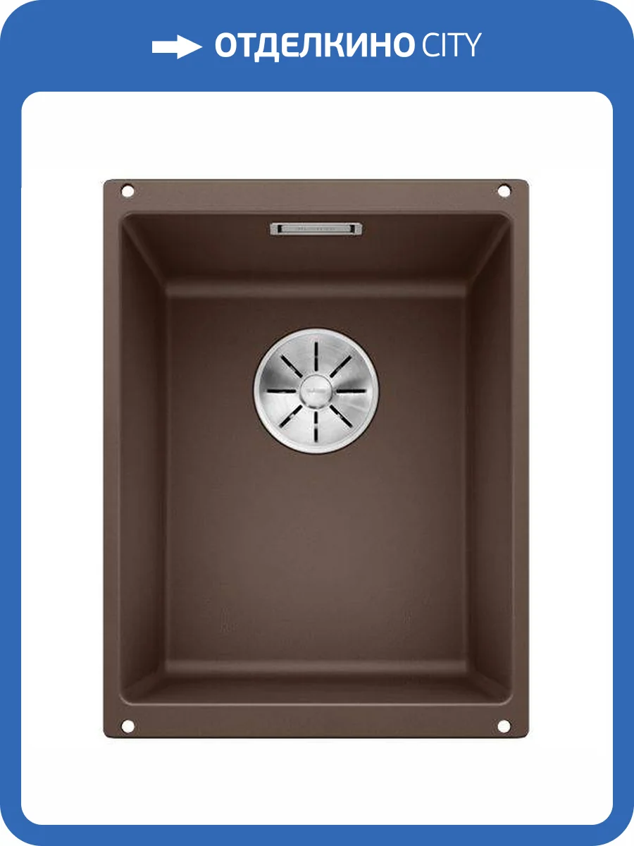 Мойка кухонная Blanco Subline 320-U 523415 кофе фото 6