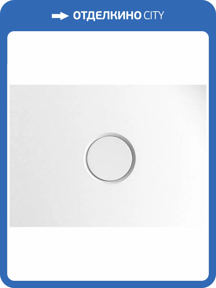 Накладка на слив Abber AB0004 для ванны, белый фото 2