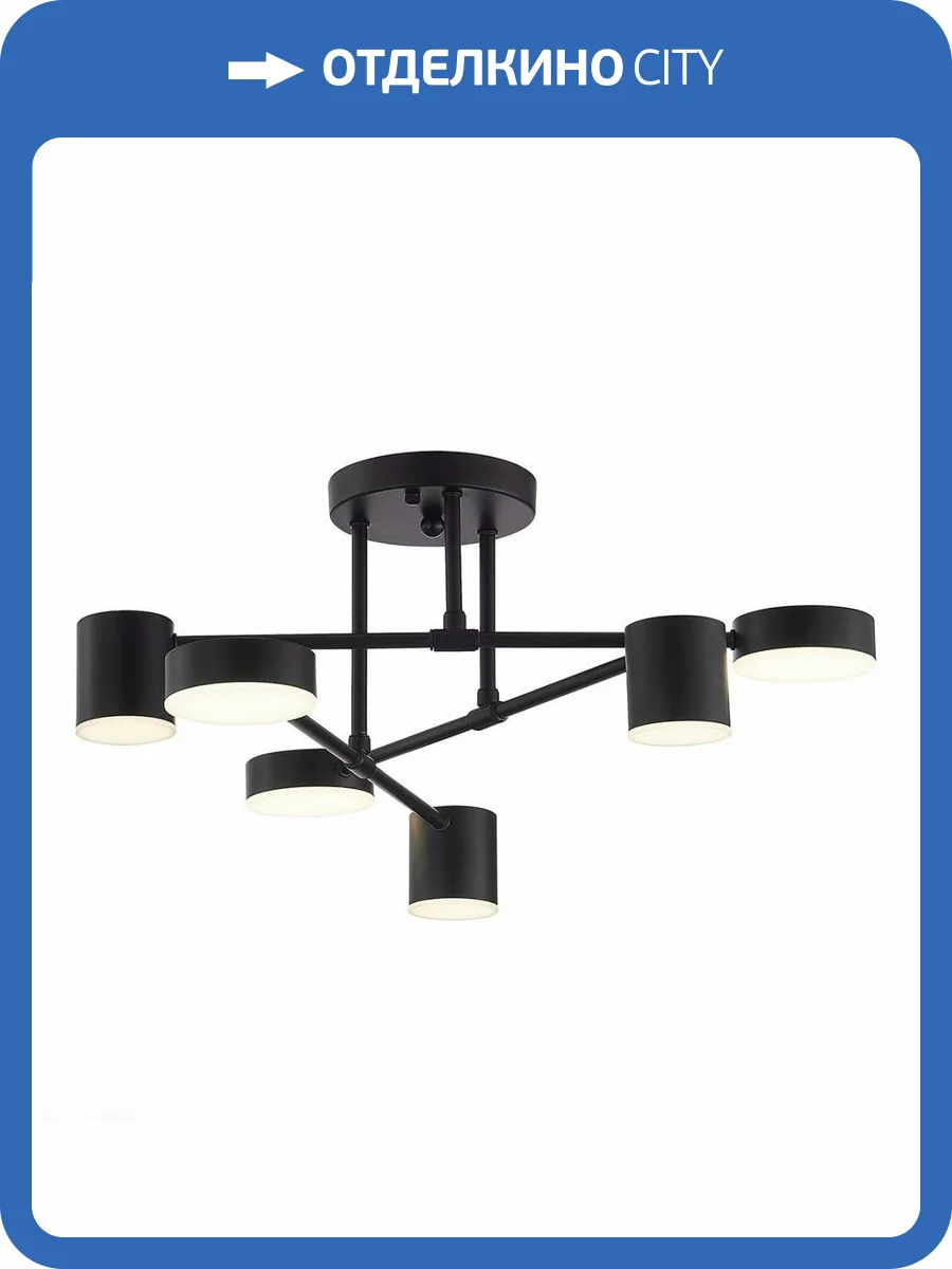 Потолочная светодиодная люстра Evoluce Nobel SLE201042-06 фото 2