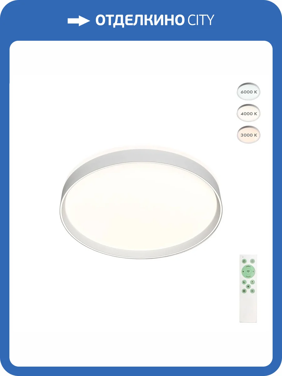 Накладной светодиодный светильник Denkirs DK6511-WH фото 7