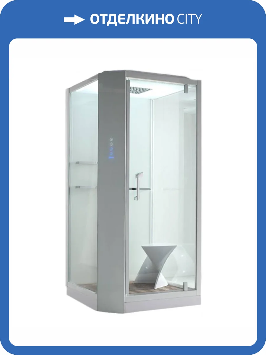 Душевая кабина Orans 89101RSLH белый, 100x100x220 фото 14