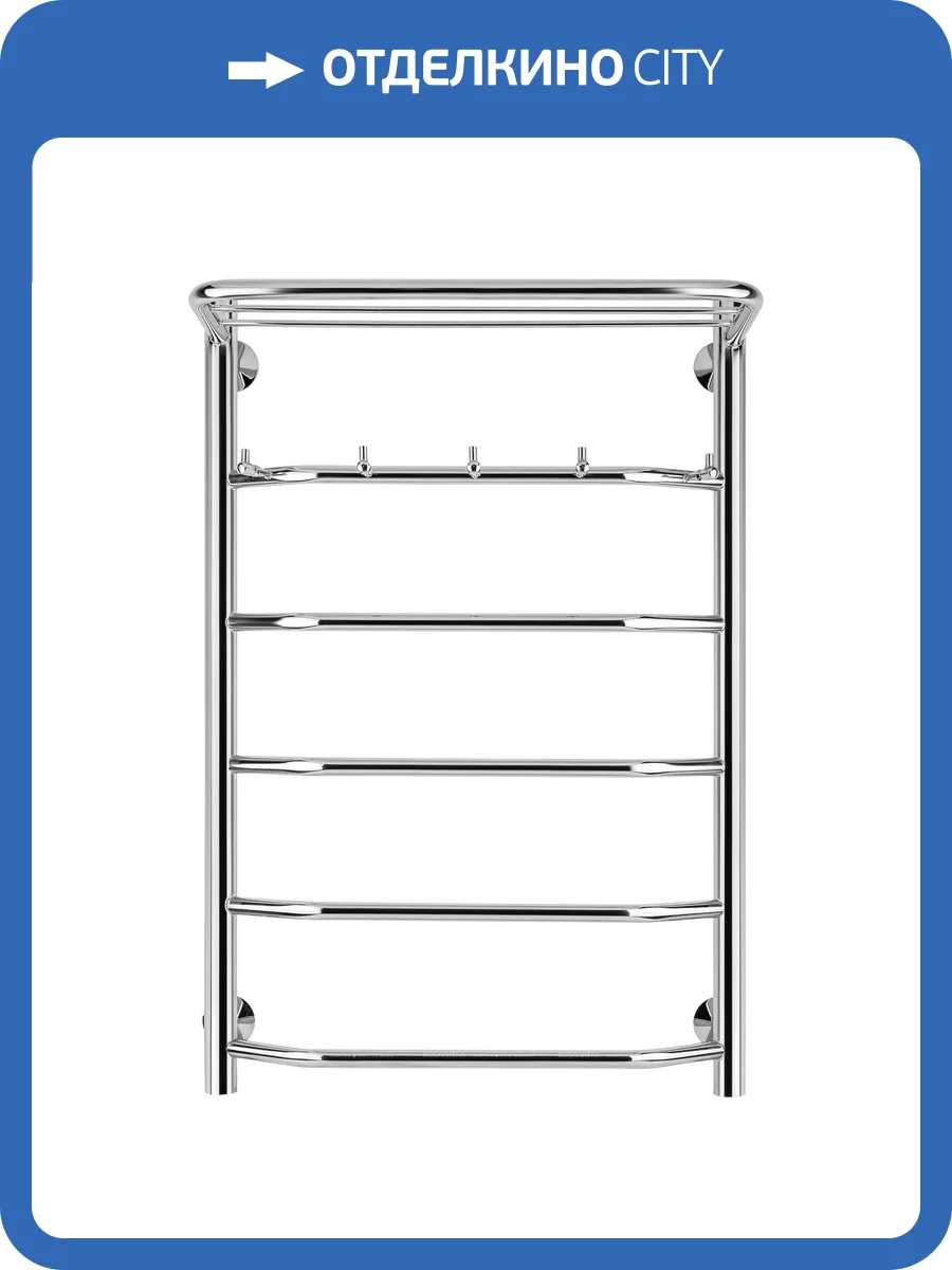Полотенцесушитель электрический Secado Агата 4603777450021 1 КСП 80x60, R, хром фото 3