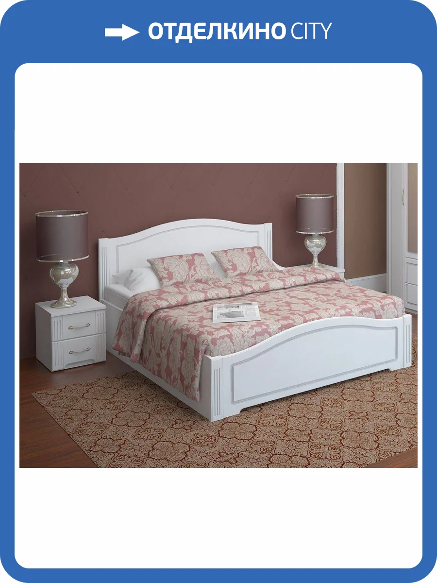 Кровать с латами ИЖМЕБЕЛЬ Виктория Т0014154 05 160х200 фото 2