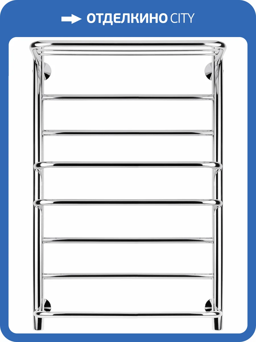 Полотенцесушитель водяной Secado Верона 2 80x50, хром, с комплектом подключения фото 5