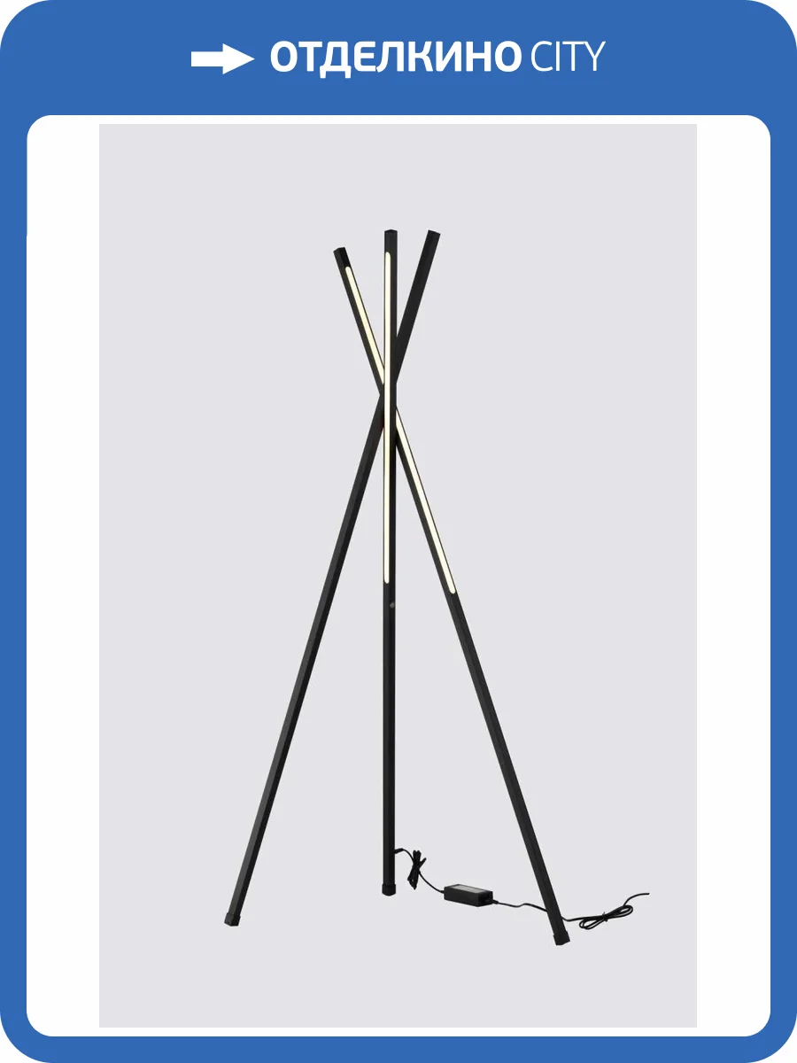 Торшер Alfa Light F3924-43 black 35W 40*40*H1 60 фото 2