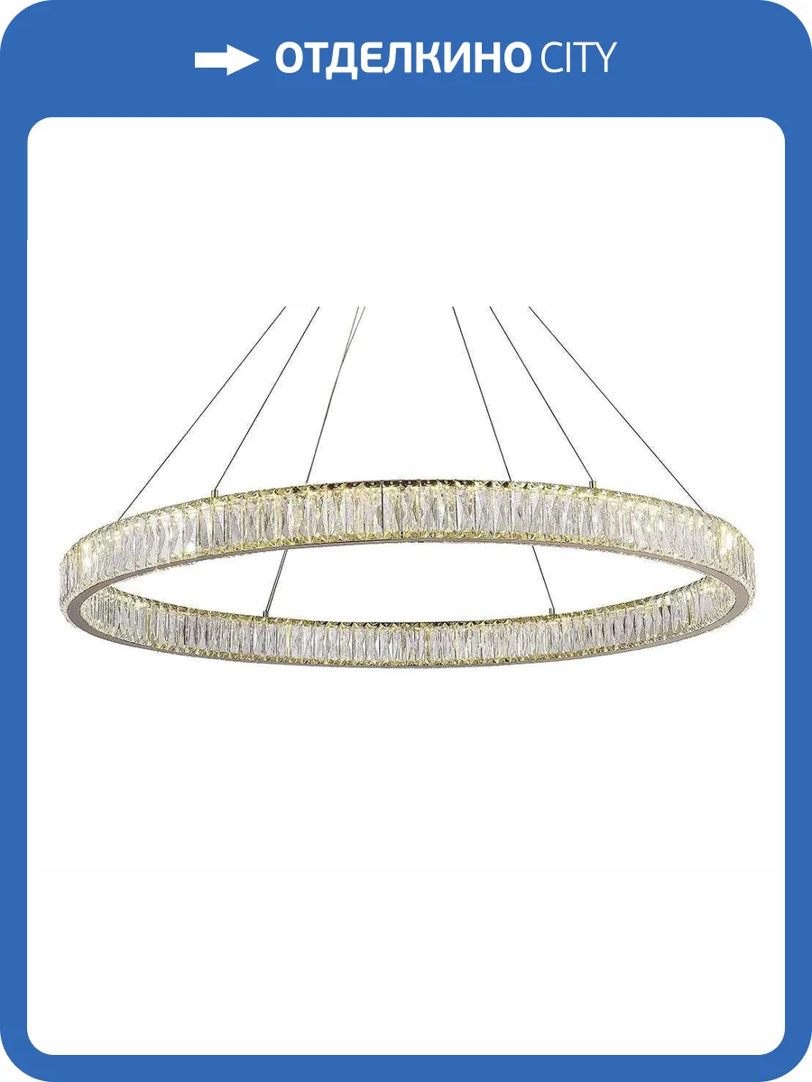 Подвесная светодиодная люстра Newport Crystal 8240N/100 gold фото 3