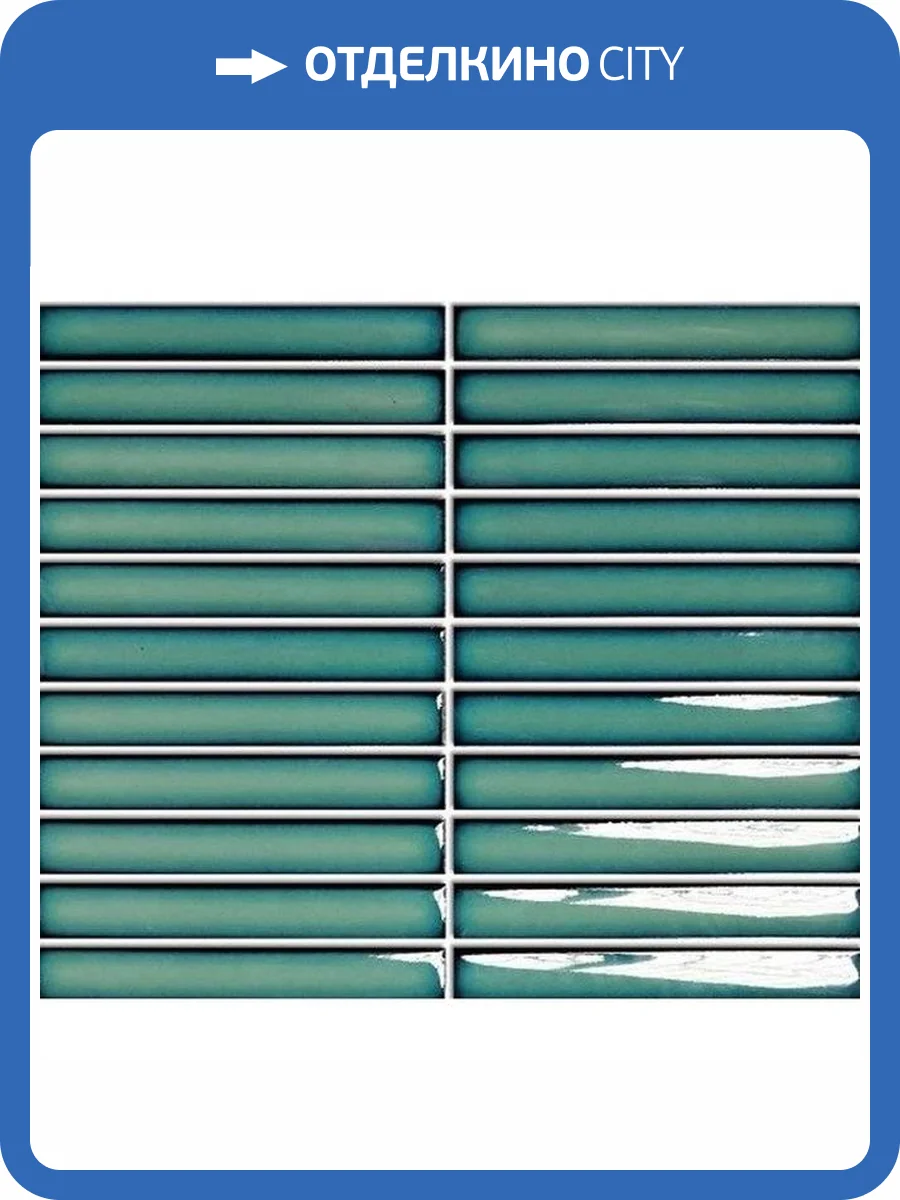 Мозаика NSmosaic Rustic series R-339 Глянцевая (2x14.5) 29.6x29.9 фото 4