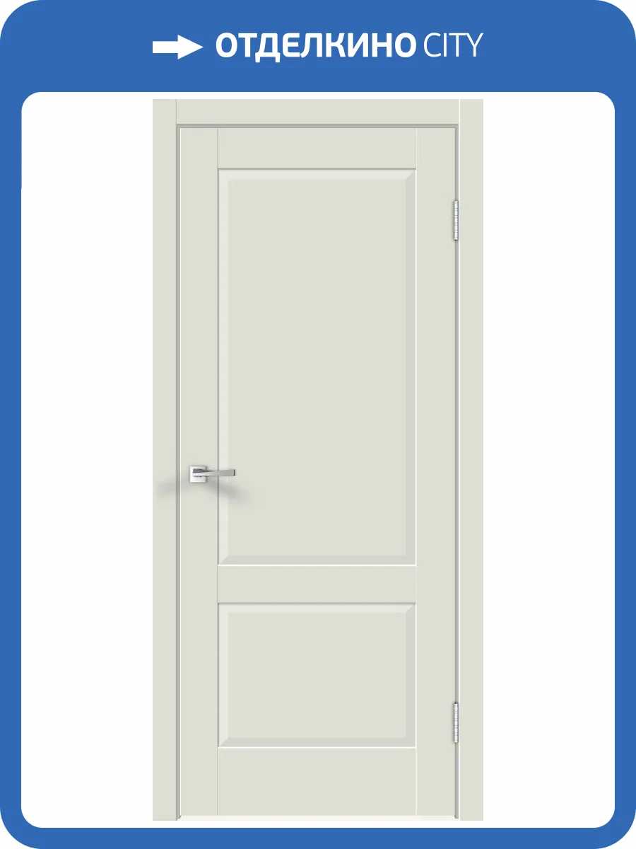 Дверное полотно экошпон VellDoris ALTO 11 2P VD811380 Глухое Светло-серый Эмалит 800x2000 фото 2