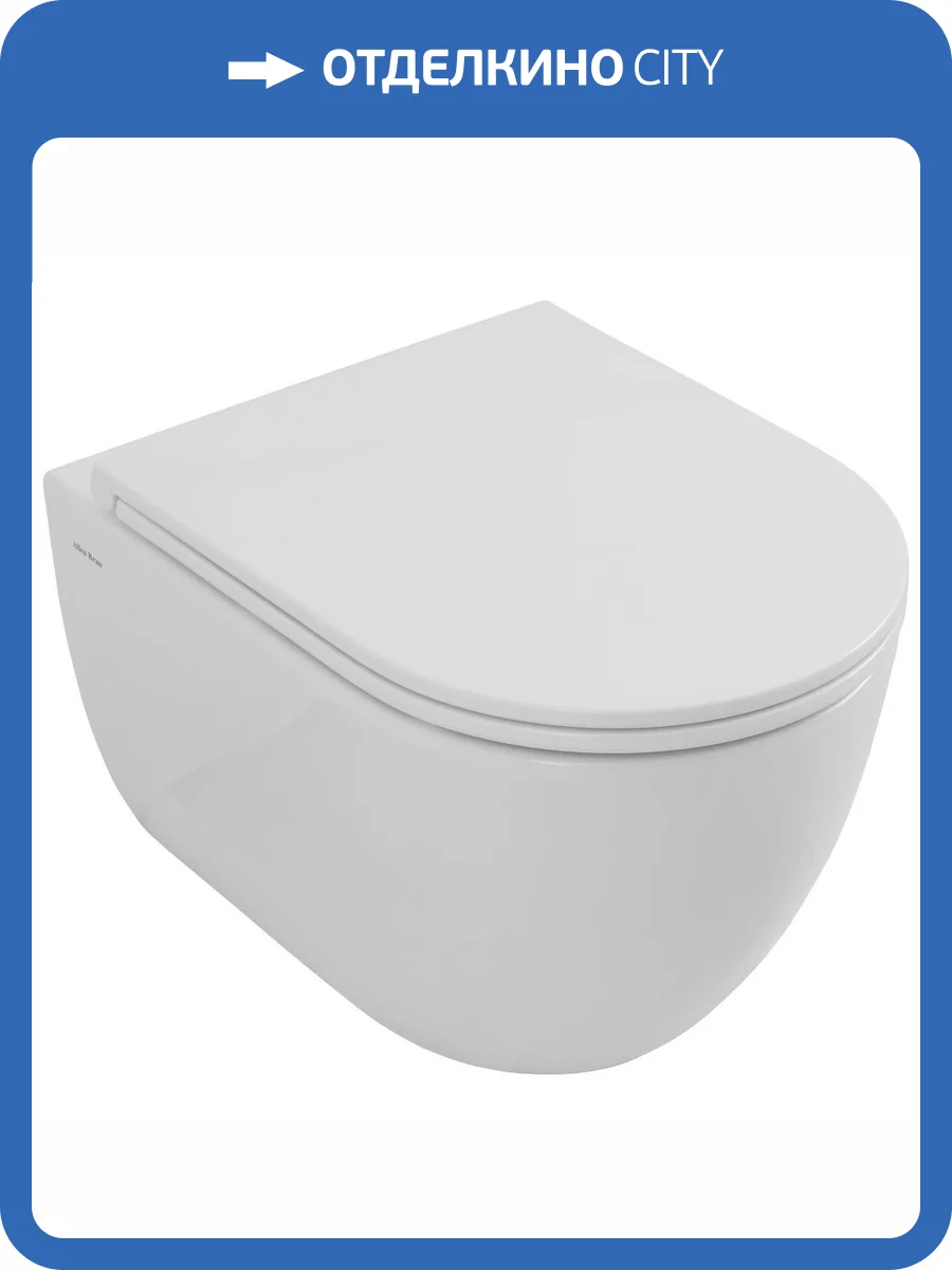 Унитаз подвесной Allen Brau Priority 4.31008.20 + 4.31010.20 3 безободковый, с крышкой-сиденьем микролифт фото 10