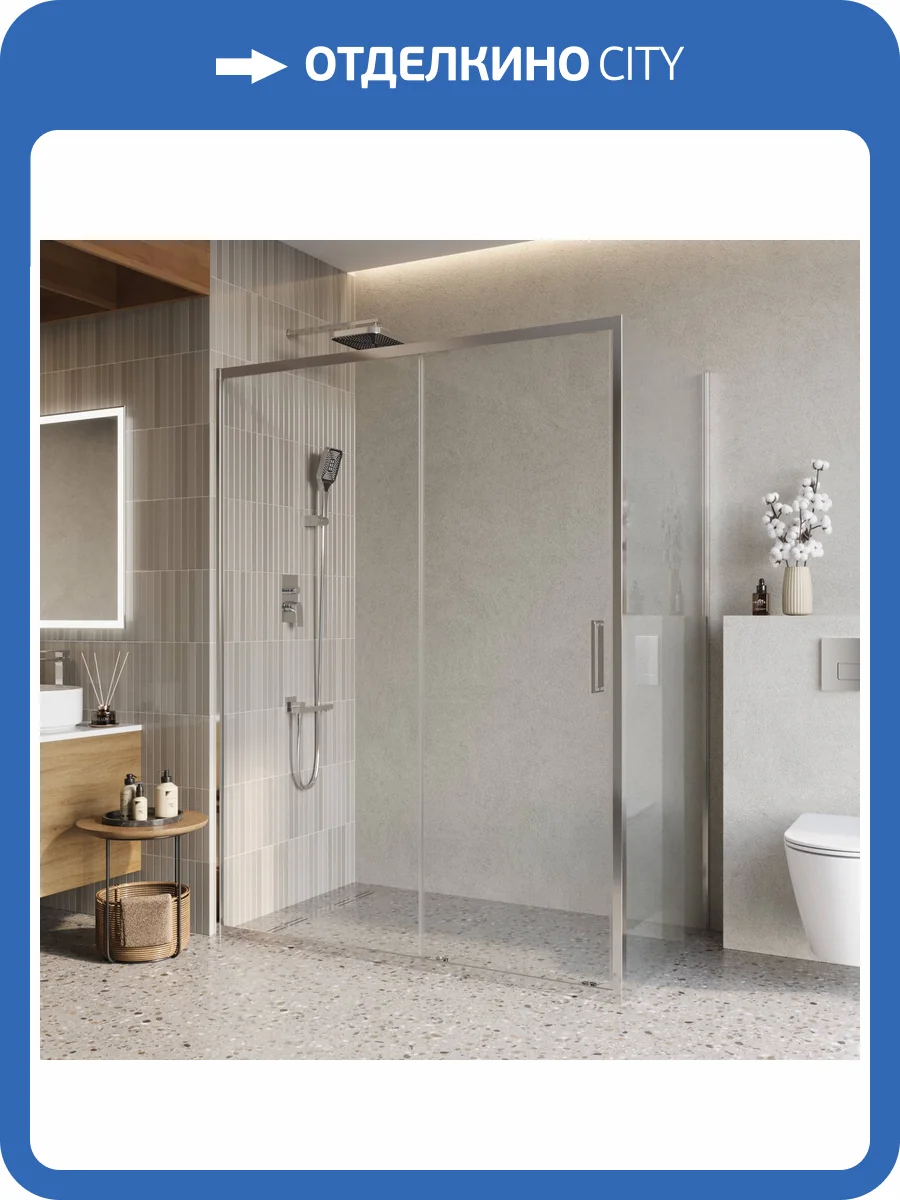 Душевой уголок Belbagno LUCE-AH-1-150/90-C-Cr профиль хром, стекло прозрачное, 150x90x195 фото 7