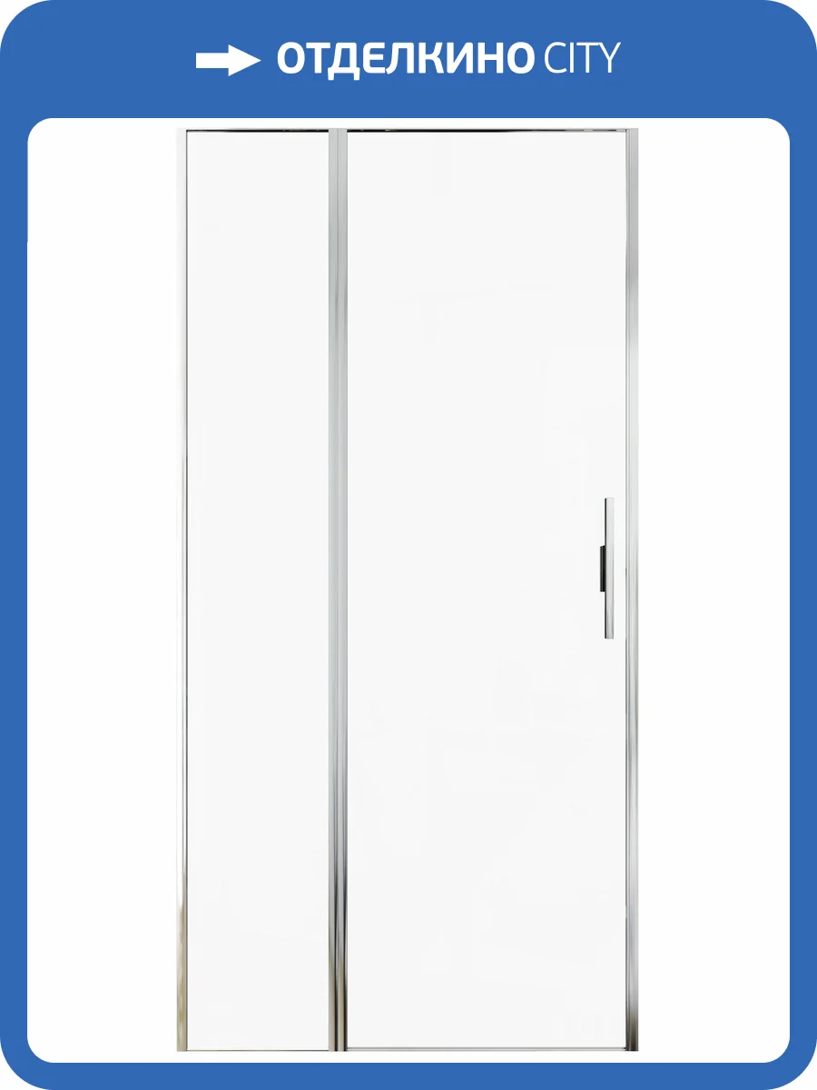 Душевая дверь в нишу Allen Brau Priority 3.31028.00 профиль хром, 1000x2000 фото 13