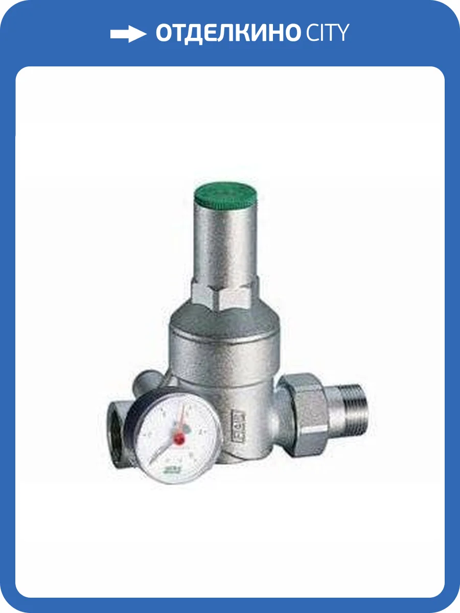 Редуктор FAR хромированный 1 (ВР-НР), с манометром фото 2