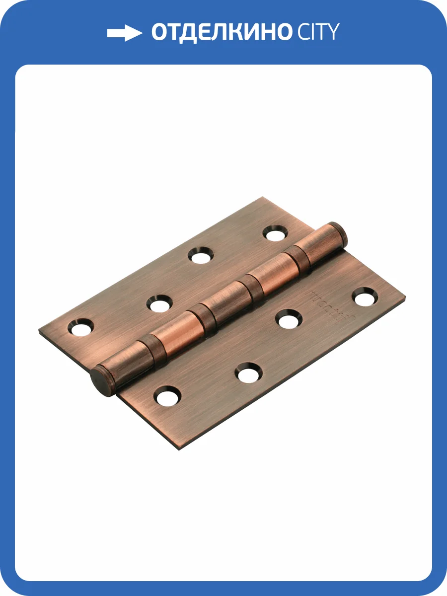 Петля дверная Rucetti RS 100X70X2.5-4BB AB Античная Бронза фото 2