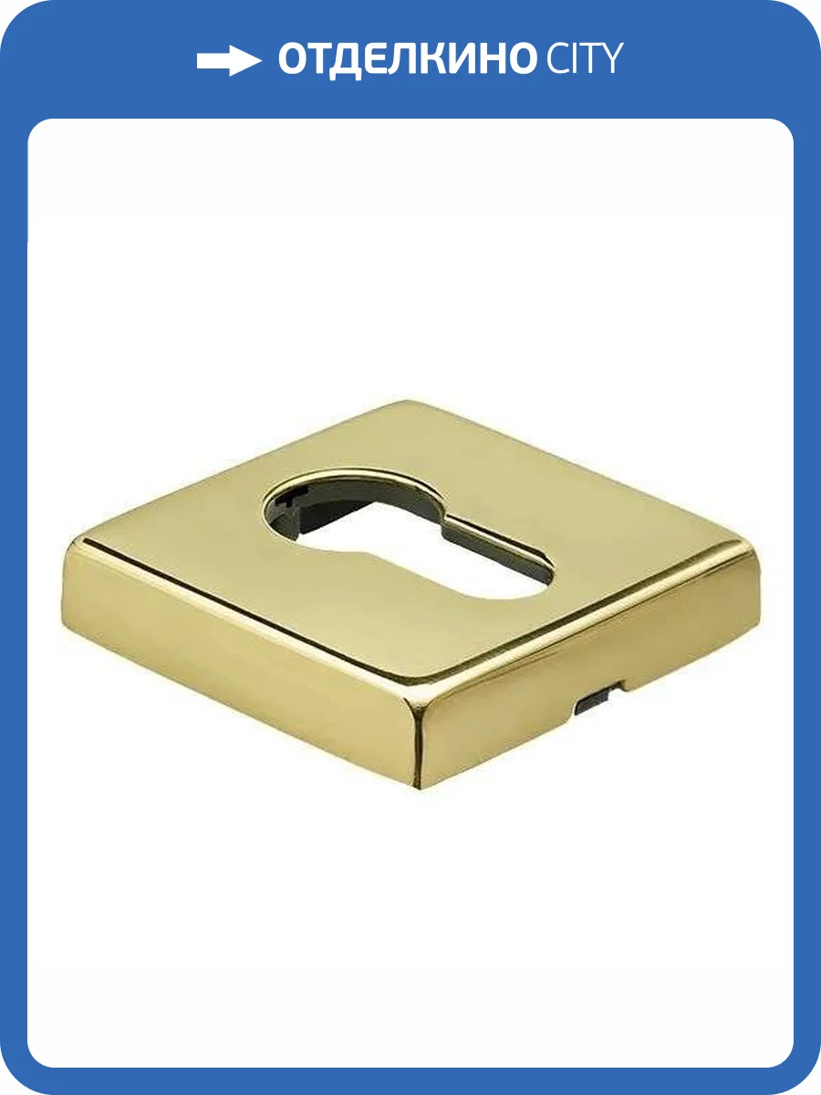 Дверная накладка Morelli LUX-KH-S5 OTL золото толщина розетки - 7мм фото 3