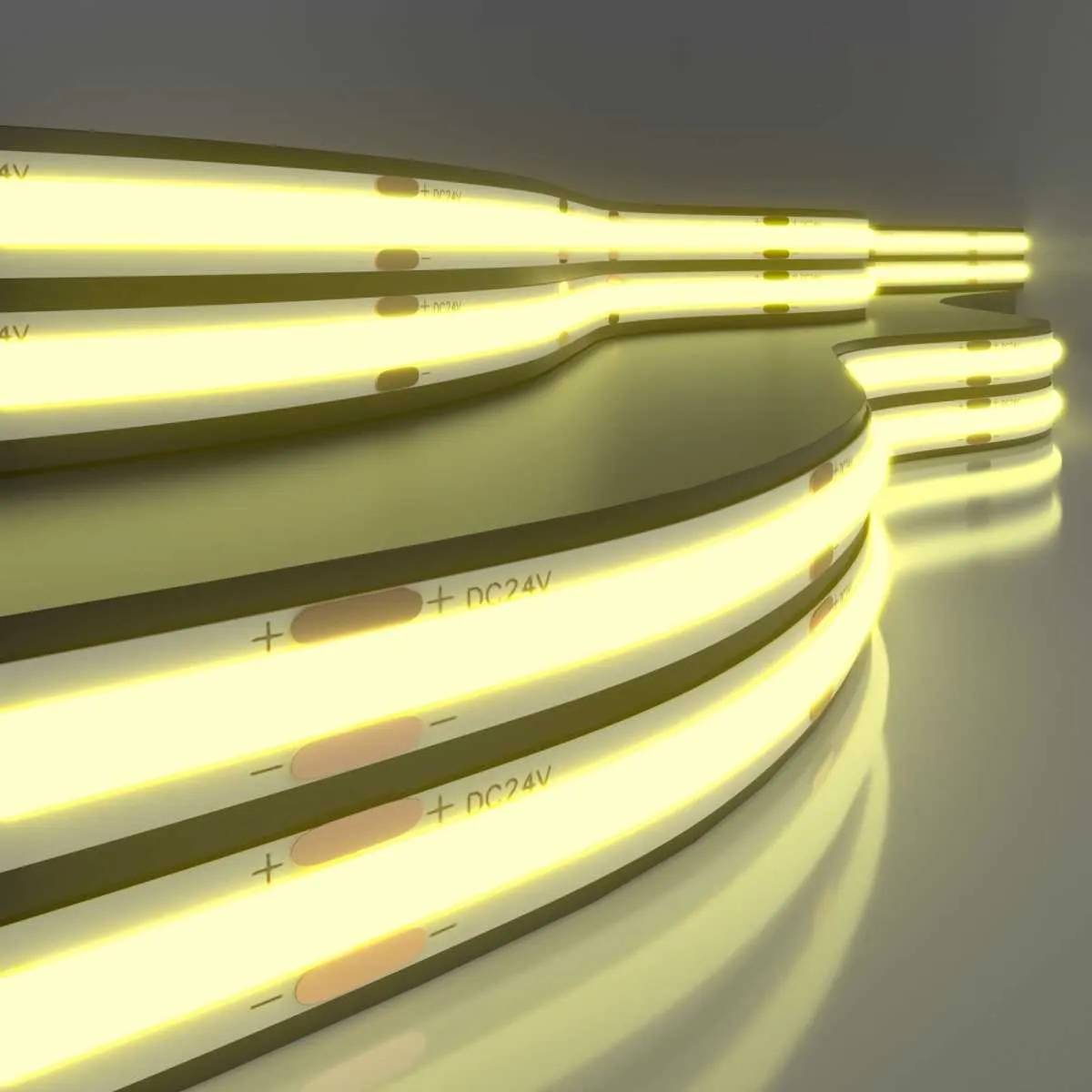 Светодиодная лента Elektrostandard COB 24V 480Led 14W IP20 3300K теплый белый 5м
