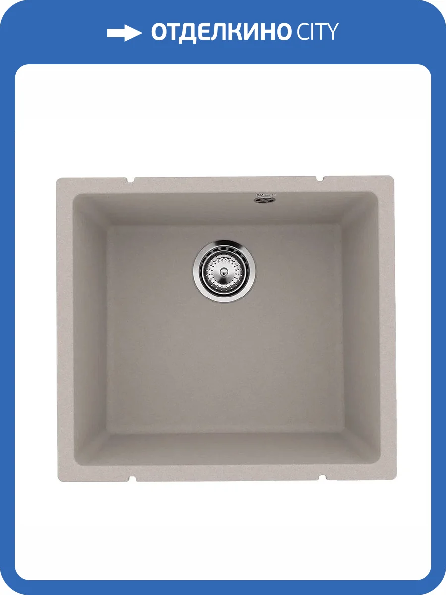 Мойка кухонная Ulgran Quartz Under 450-10 песок фото 3