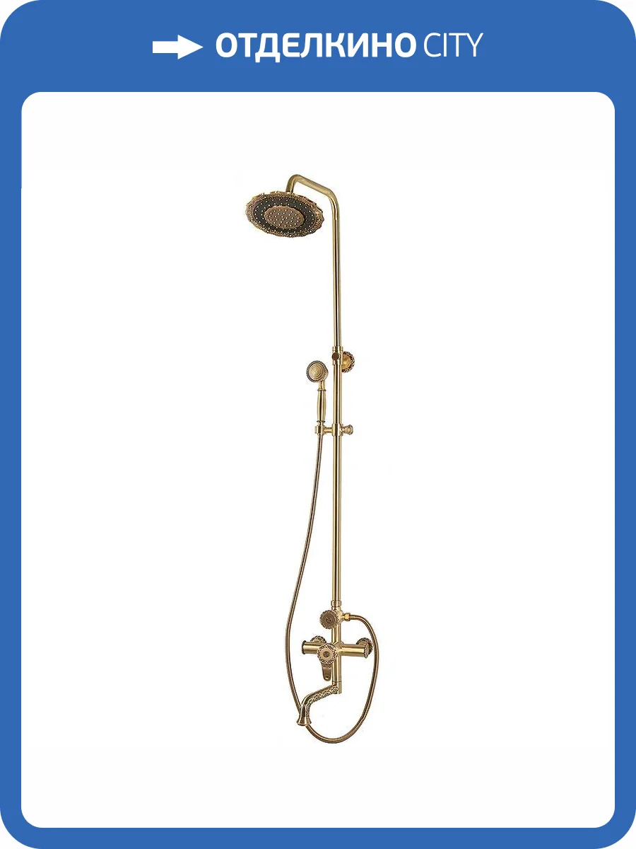 Душевая система Bronze de Luxe Windsor 10120PF/1 20 см фото 5
