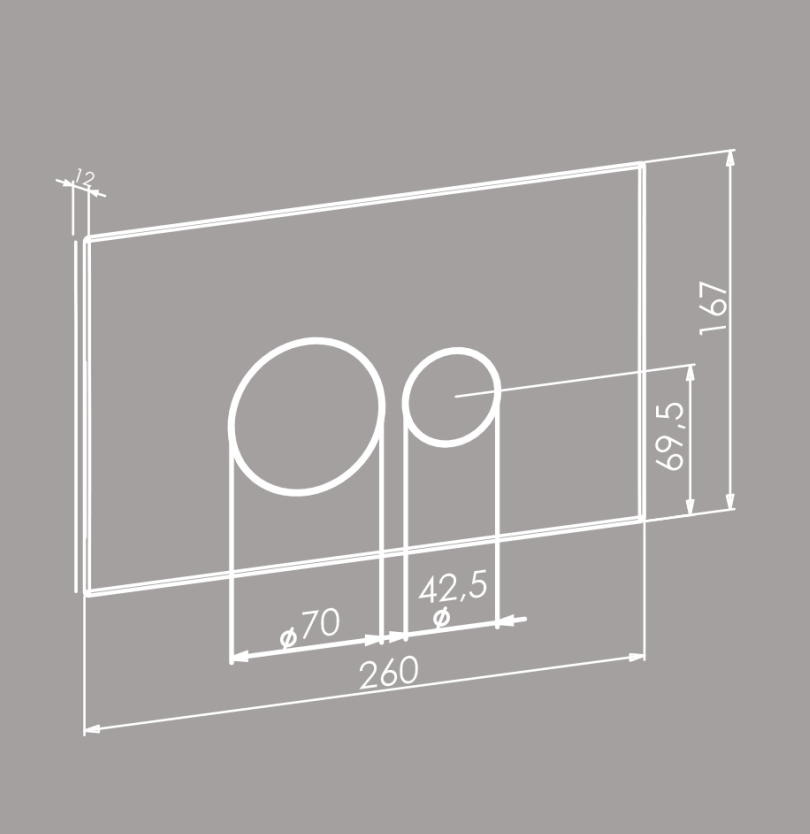 Кнопка смыва Boheme 668-W White фото 2