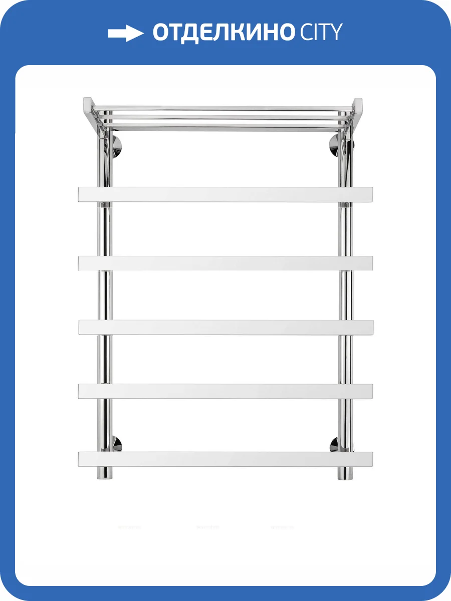 Полотенцесушитель электрический Secado Понтида 4603777456672 1 СП 80x40x50, R, хром фото 2