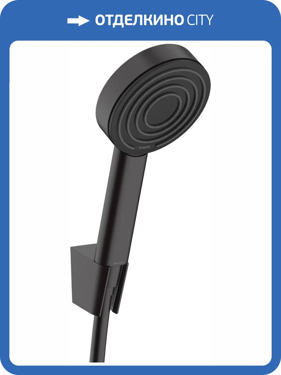 Душевой гарнитур Hansgrohe Pulsify 24301670 105 1jet, черный матовый, 1.25 м фото 3