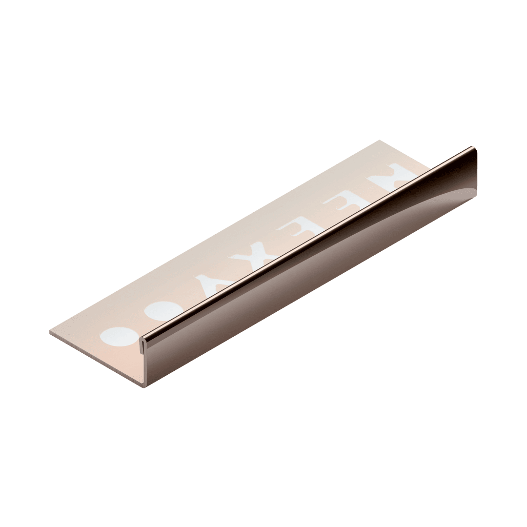 Профиль L-образный Neexy pvs93-15 RG розовый зеркальный 270x1x2.4