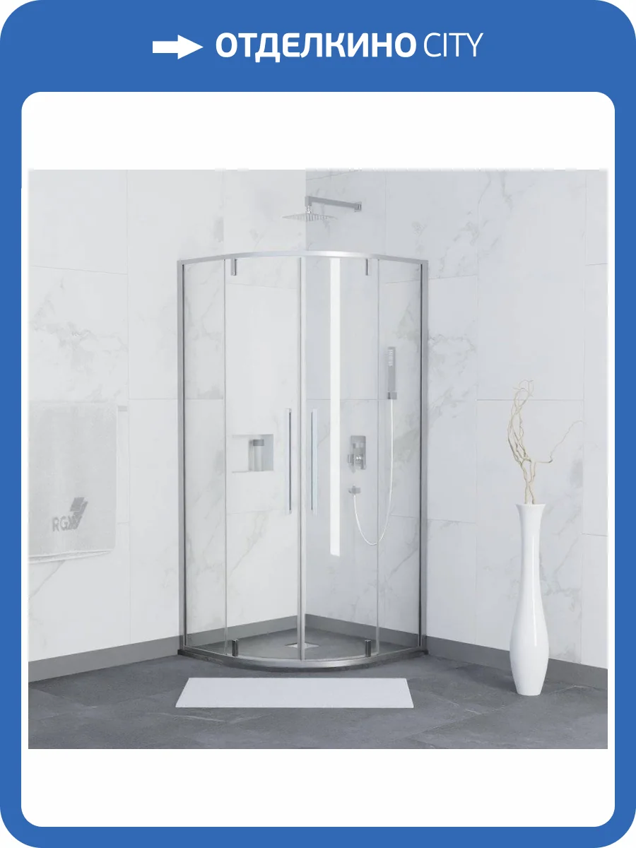 Душевой уголок RGW Stilvoll SV-53 100x100x200 профиль хром фото 8