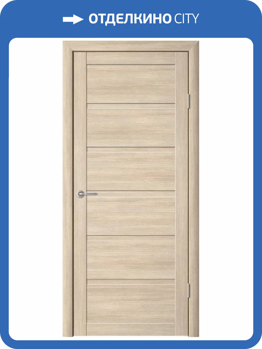 Межкомнатная дверь Albero Вена глухая лиственница мокко 700x2000 фото 2