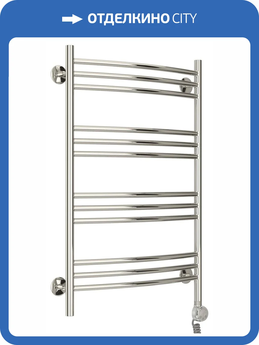 Полотенцесушитель электрический Стилье Формат 10 ТП 00510-8050 800х500 (3+3+3+3) Г16 фото 3