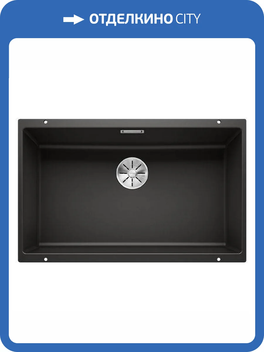 Мойка кухонная Blanco Subline 700-U 526001 черный фото 6