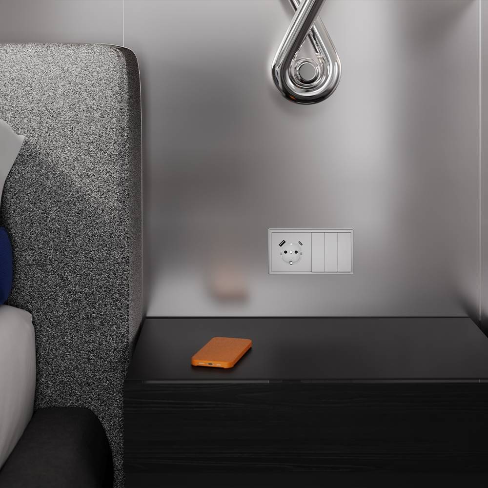 Клавиши для 3-клавишного выключателя Voltum S70 VLS000516 серый фото 5