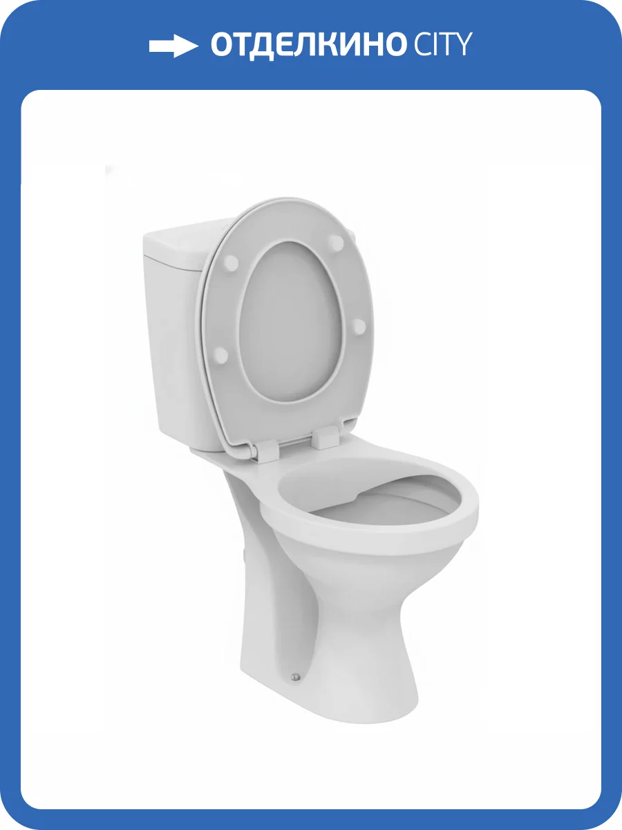 Унитаз-компакт Ideal Standard Simplicity E160101 euro white (евробелый) фото 4