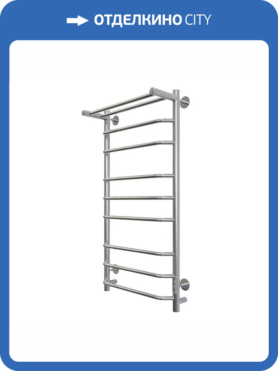 Полотенцесушитель электрический Aringa Бонди AR03018CH 55x100, хром фото 6
