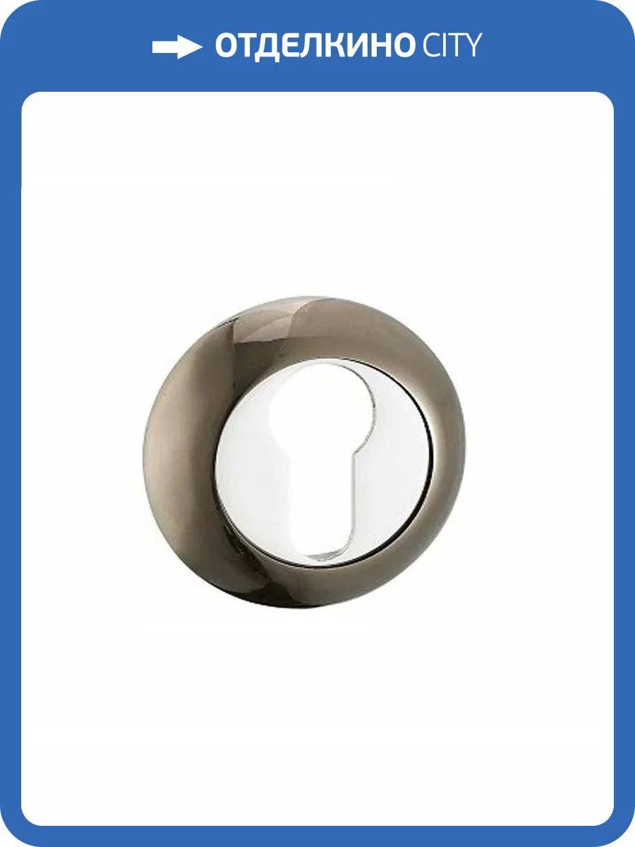 Накладка на цилиндр Vantage, ETBN/CP черный никель фото 2