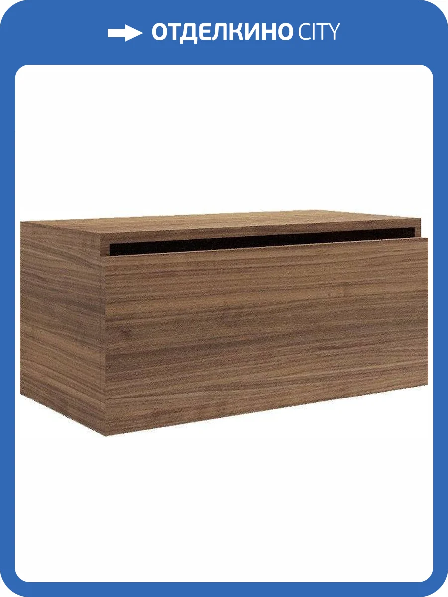 Тумба Armadi Art Flat Valessi Uno-S 80 dark oak фото 3