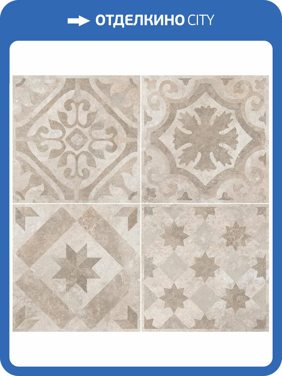 Декор Ceracasa Livorno Deco. Medici Argilla 40.2x40.2 фото 2