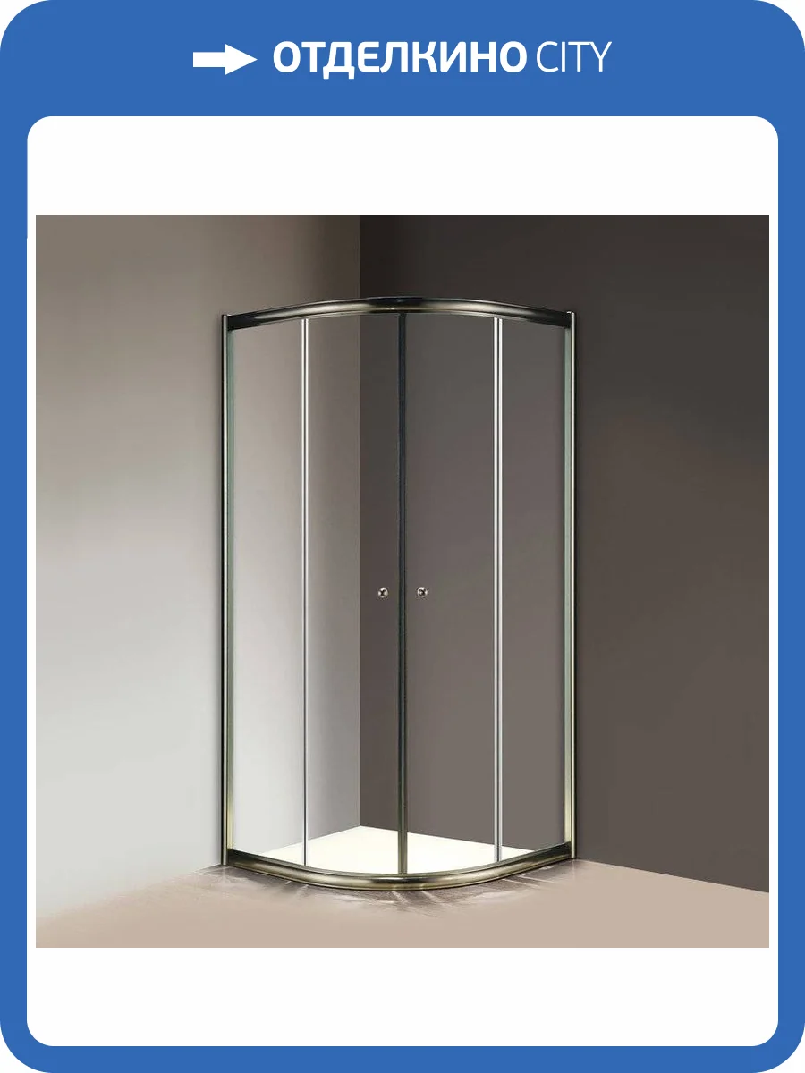 Душевой уголок Cezares Giubileo R2 80 scorrevole C Br фото 3