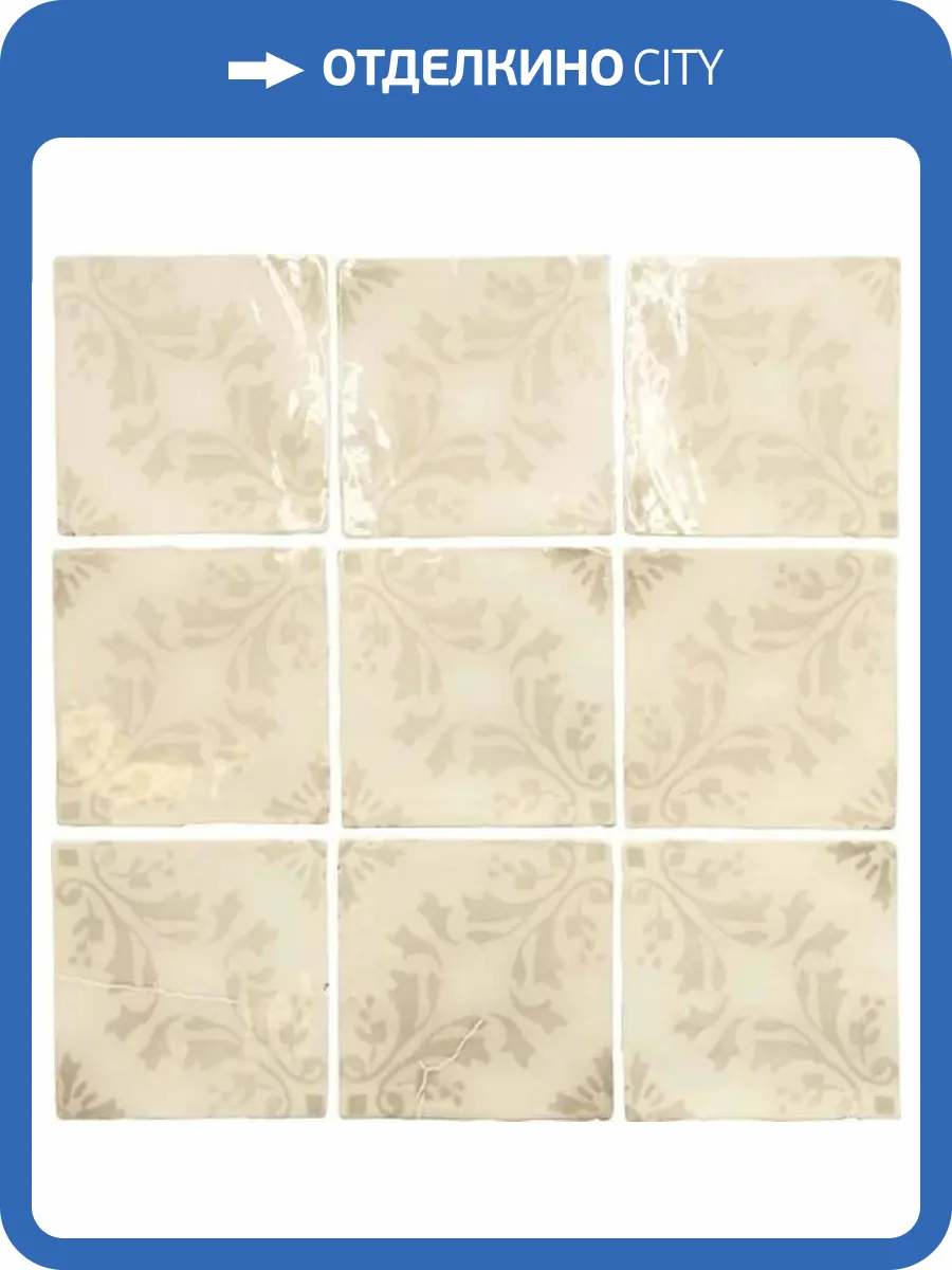 Керамическая плитка Ape Ceramica Fado A037569 Pontes Beige 13x13 фото 3