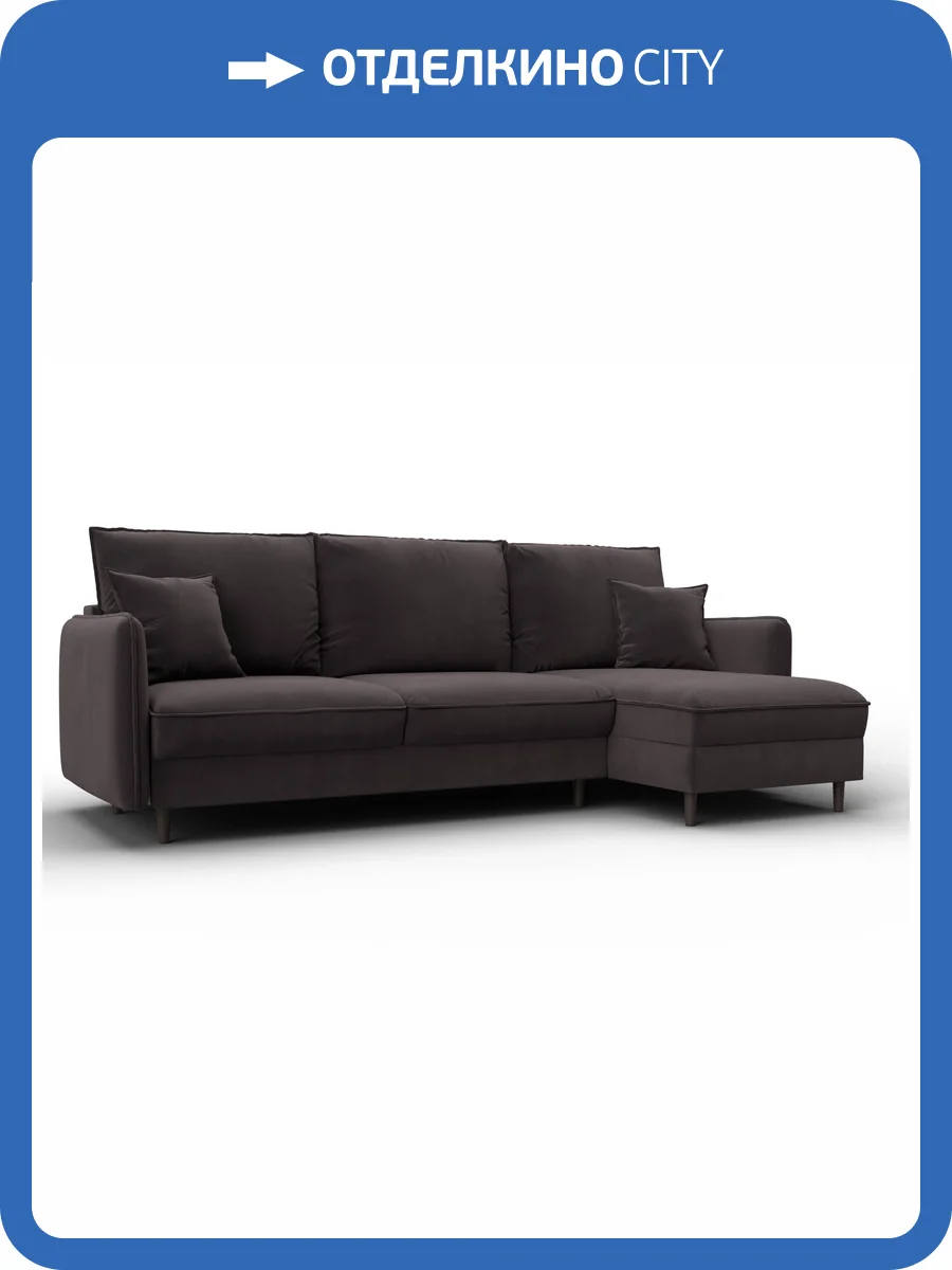 Диван угловой Лига Диванов Лига-064 134773 Коричневый фото 12