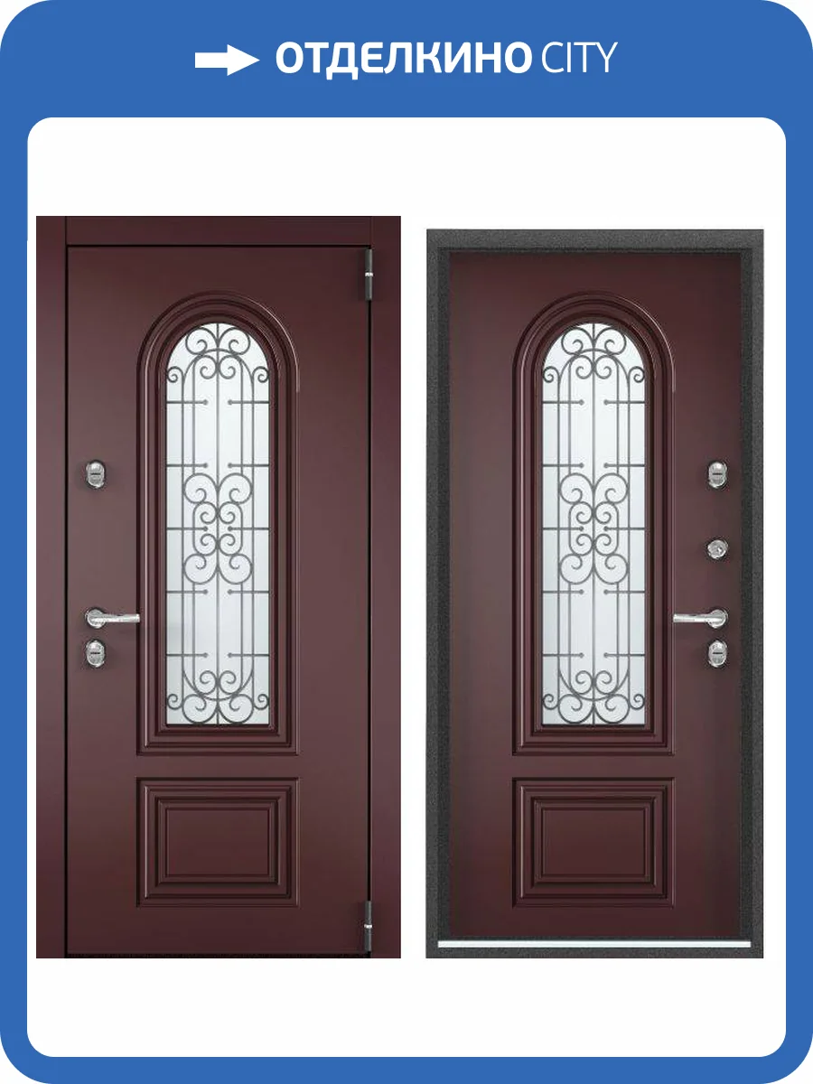 Входная стальная дверь Torex SNEGIR PRO-C PP 2681672 ЛКП Кармин/ЛКП Кармин 2000x880 фото 2