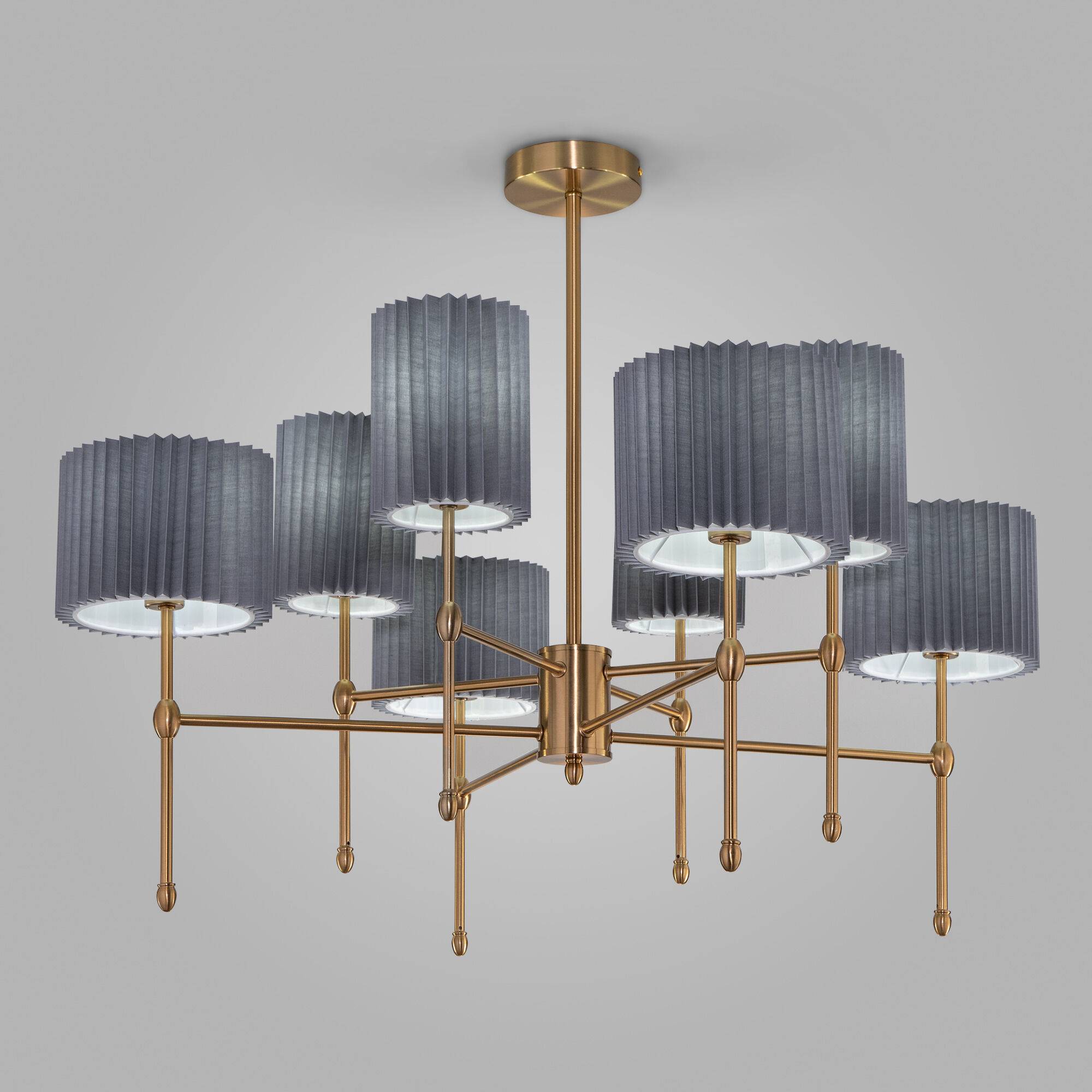 Потолочный светильник Eurosvet Notturno 60162/8 латунь Smart