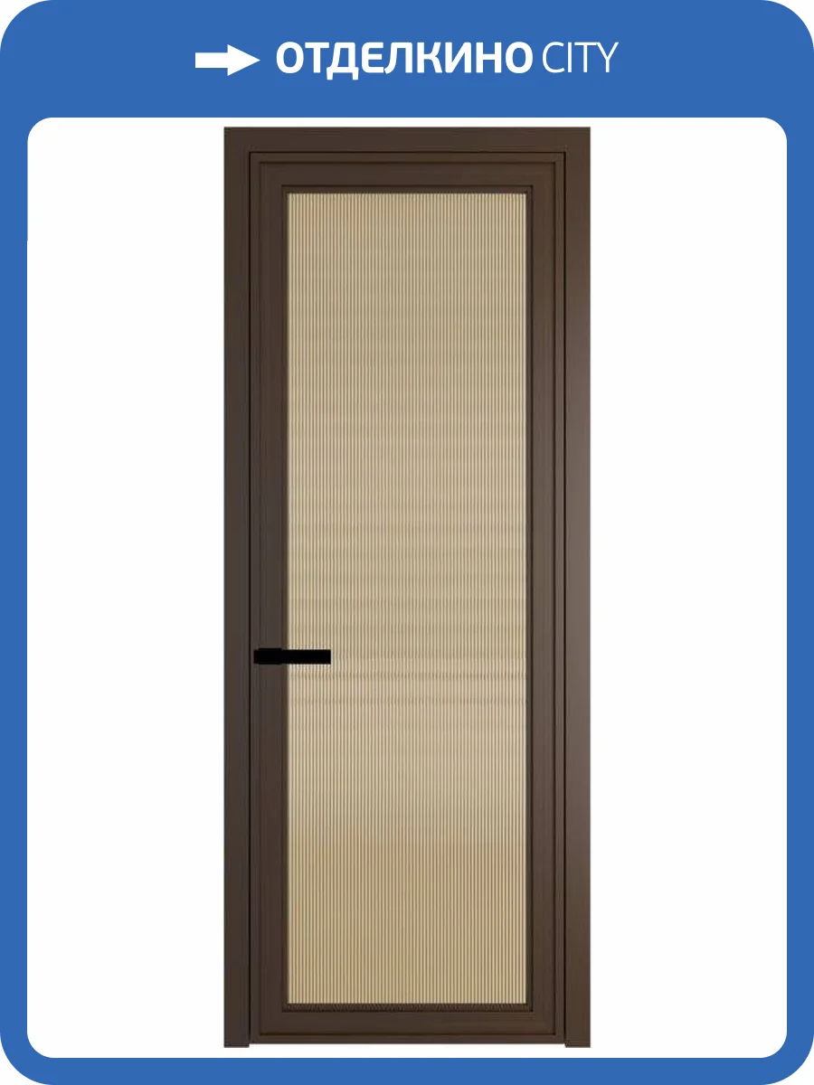 Межкомнатная дверь Profil Doors 1 AGP цвет профиля Деорэ, стекло безопасное 6 мм мору золото 800x2000 фото 2