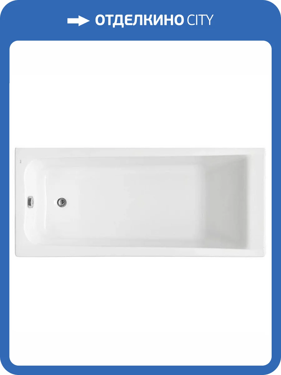 Акриловая ванна Roca Elba 160x75 с каркасом фото 2