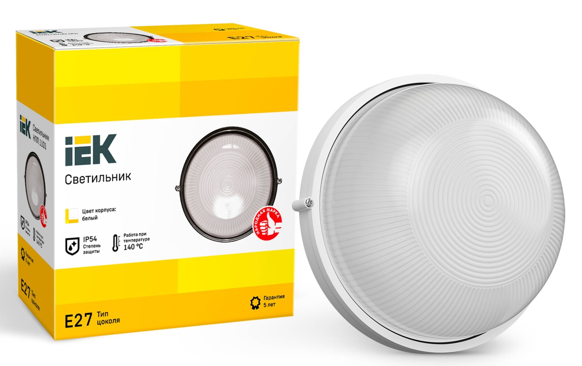 Настенно-потолочный светильник IEK НПП1101 LNPP0-1101-1-100-K01 фото 3