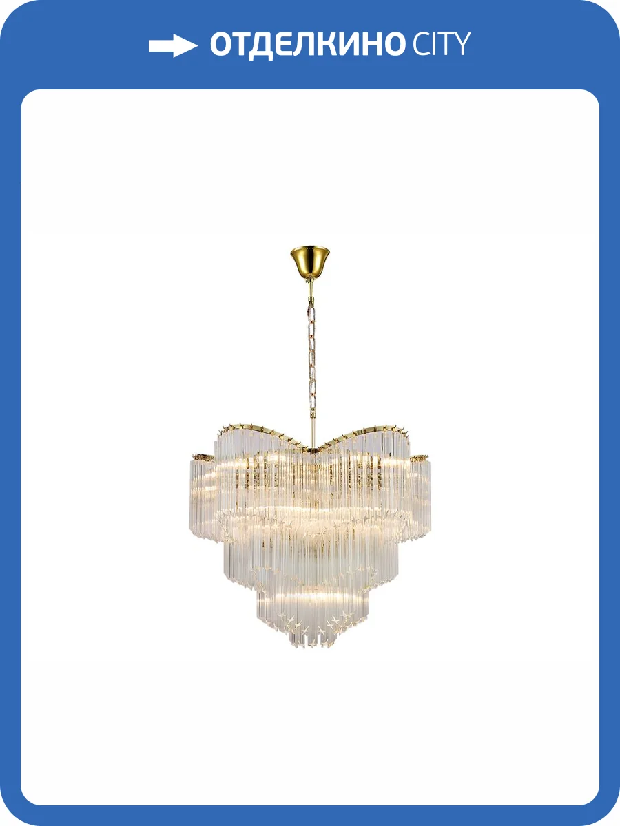 Подвесная люстра Newport 8900 8918/C gold фото 2