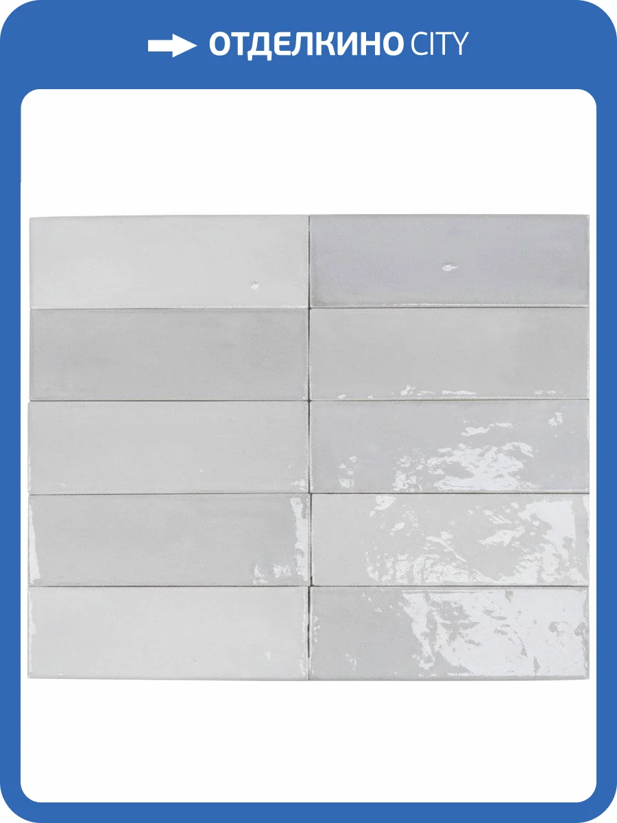 Керамическая плитка Dna Tiles Safi 122104 Grey 5.2x16 фото 2