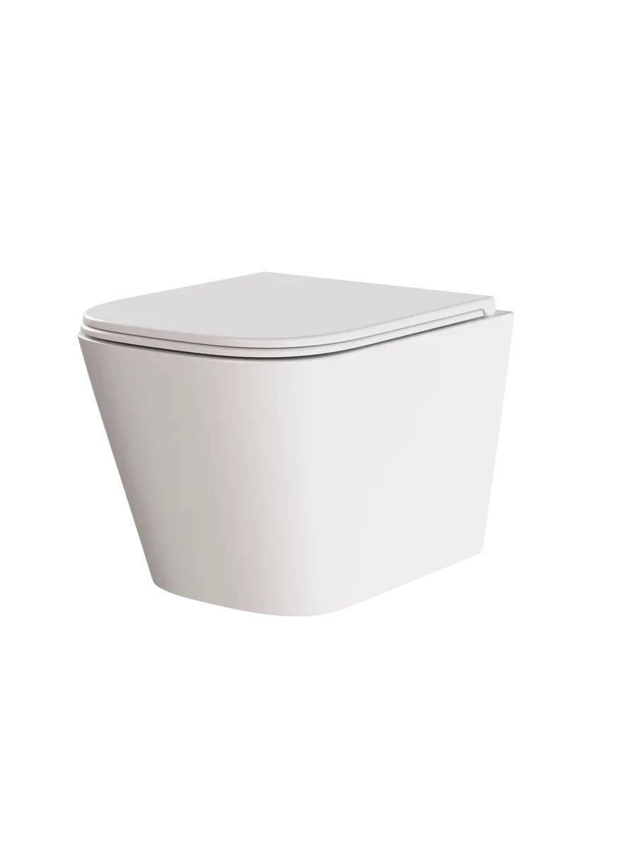 Унитаз подвесной Watersense Eva S W00081 безободковый, сиденье микролифт фото 13