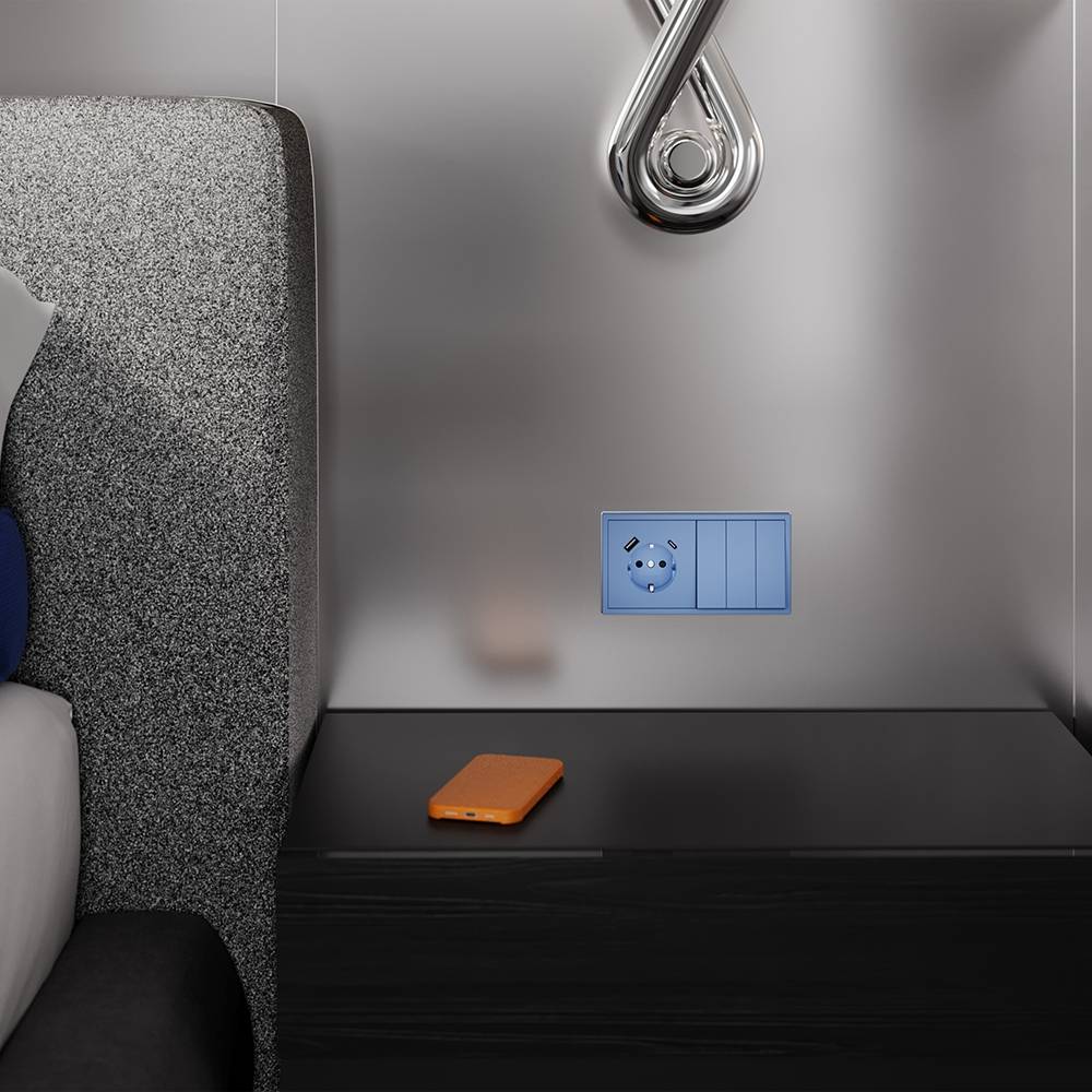 Клавиши для 3-клавишного выключателя Voltum S70 VLS000515 деним фото 5