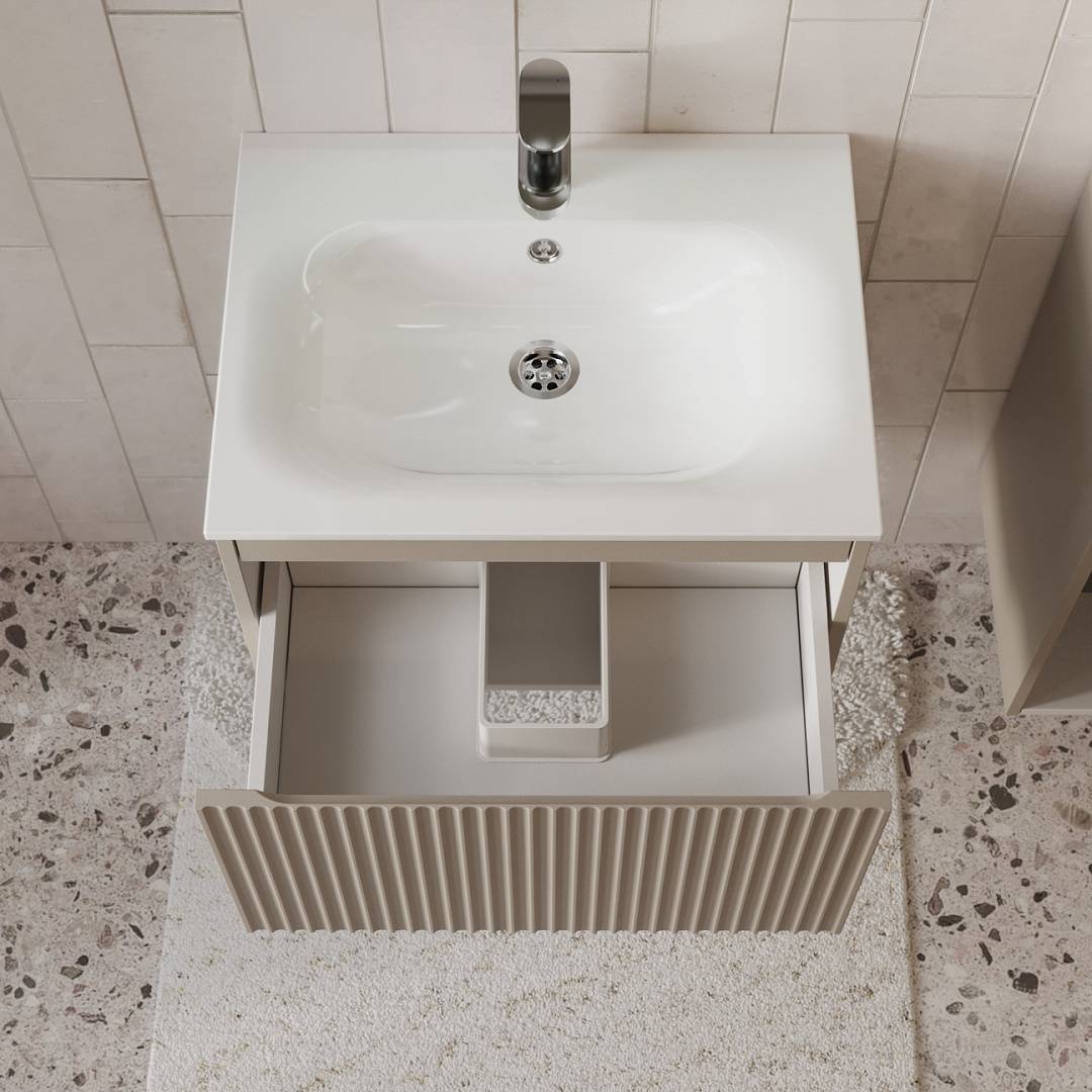 Тумба с раковиной Terminus Sicilia SIC10601200501O капучино, 60x38 фото 2