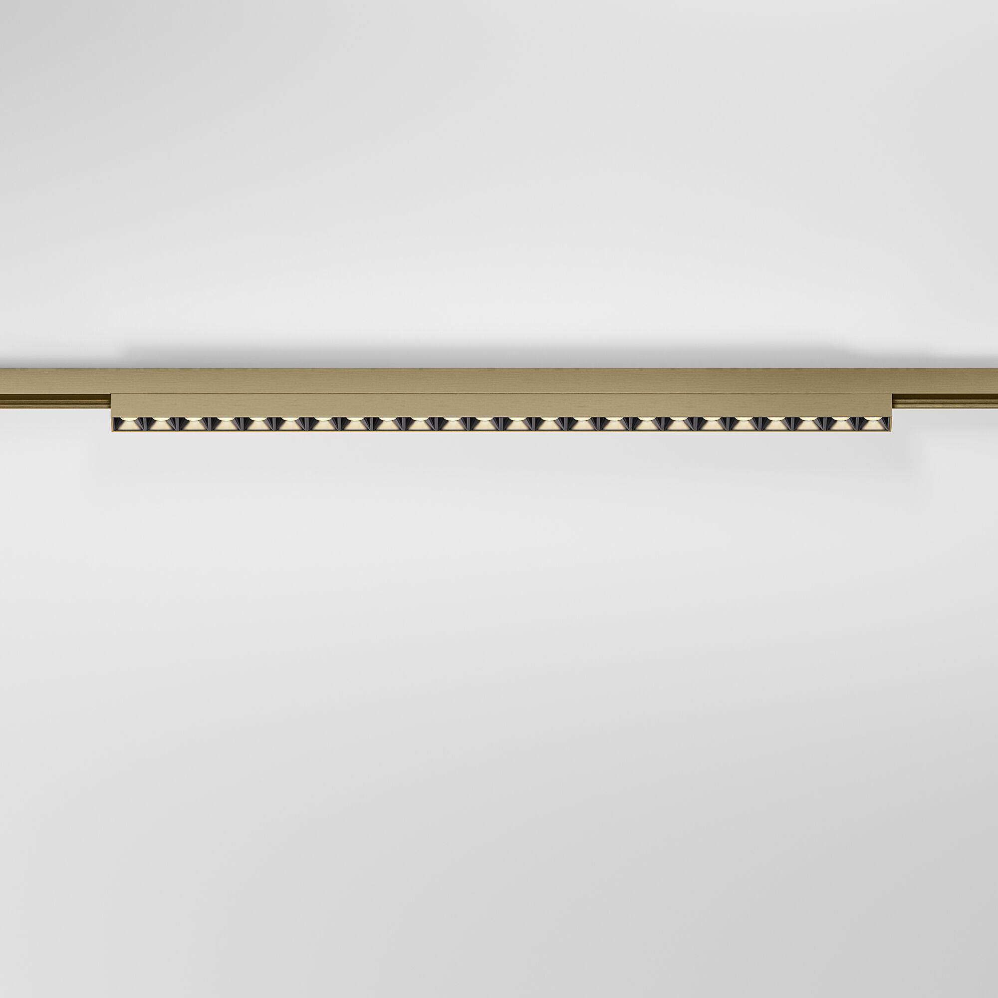 Трековый линейный светодиодный светильник Elektrostandard Brass Line 85529/01 20W 3000K латунь фото 2